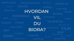 Tekstplakat: Hvordan vil du bidra?