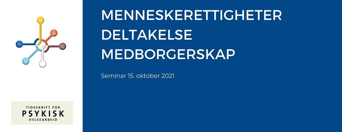 Tekstplakat: Menneskerettigheter, deltakelse og medborgerskap (bilde)