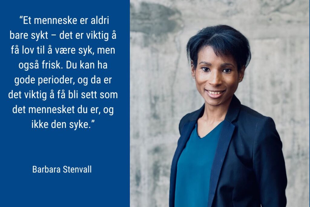 Tekstplakat - Barbara Stenvall