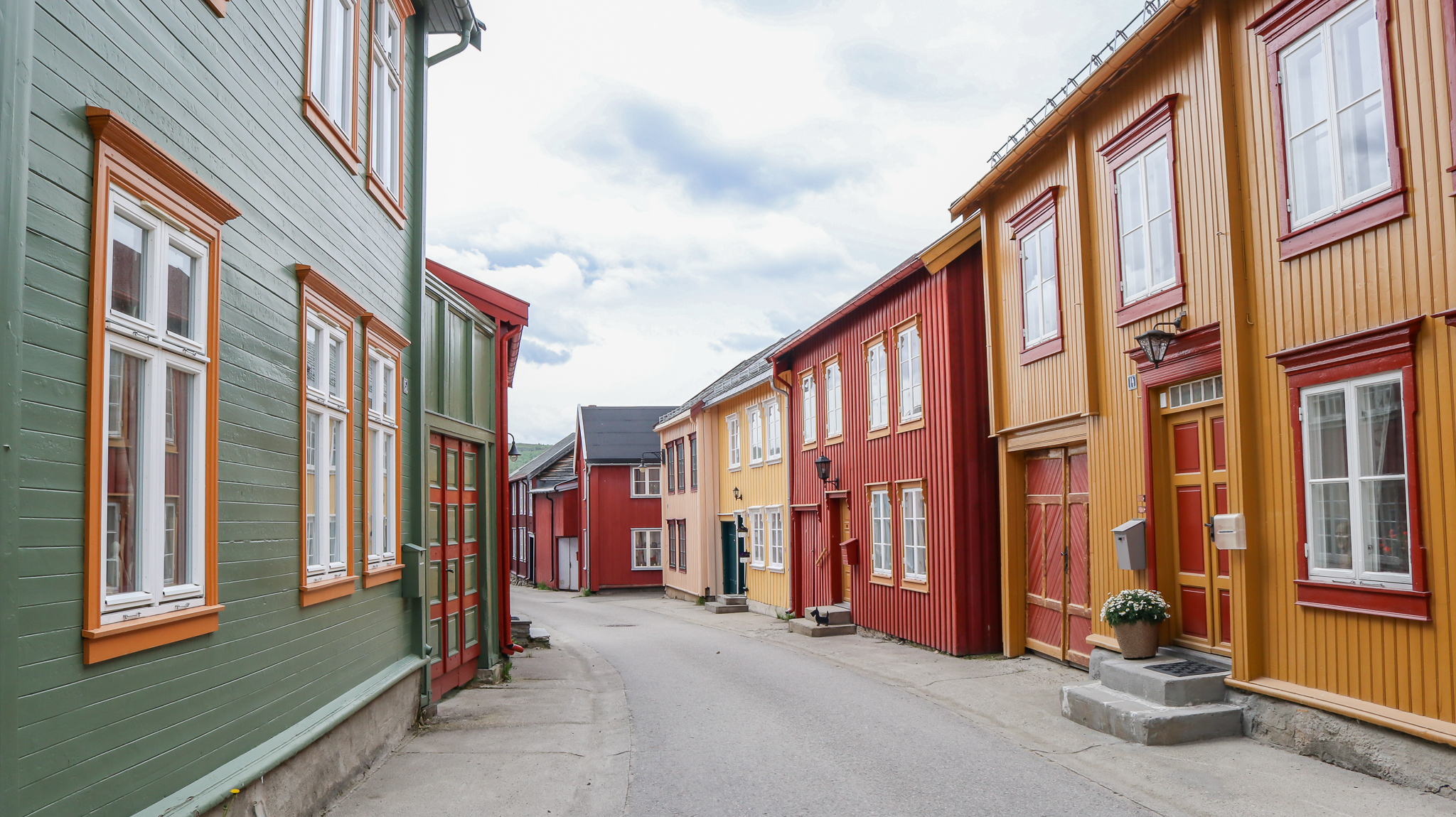 Bilde av gate i Røros